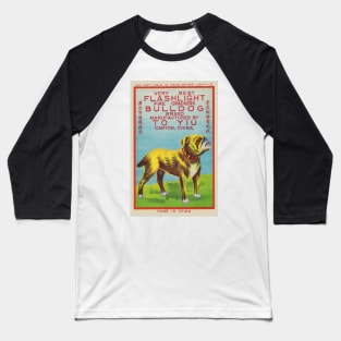 VINTAGE FIRECRACKER BULLDOG Baseball T-Shirt